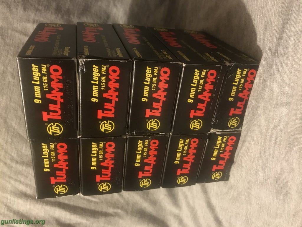Ammo 500 Rounds Of 9mm For Trade