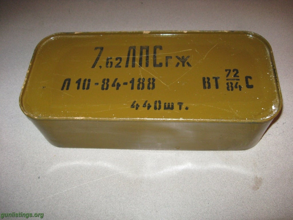 Tula 7.62x54 Ammo