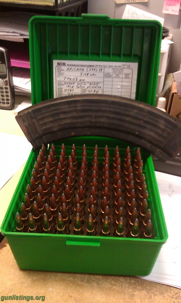 Ammo Arisaka 7.7 X 58 100 Rounds