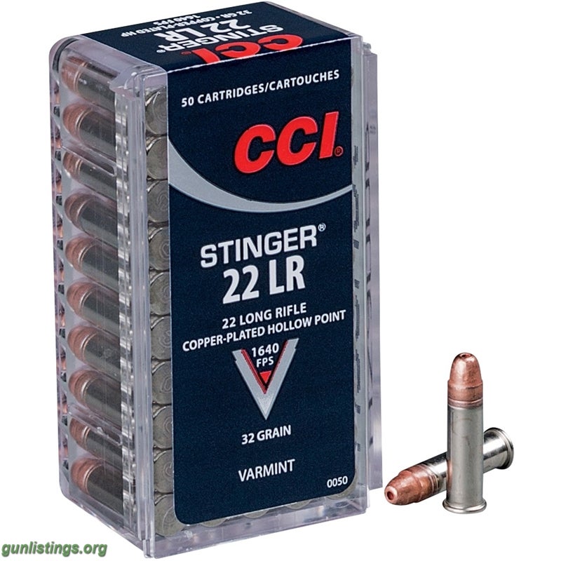 Ammo CCI Stinger .22LR