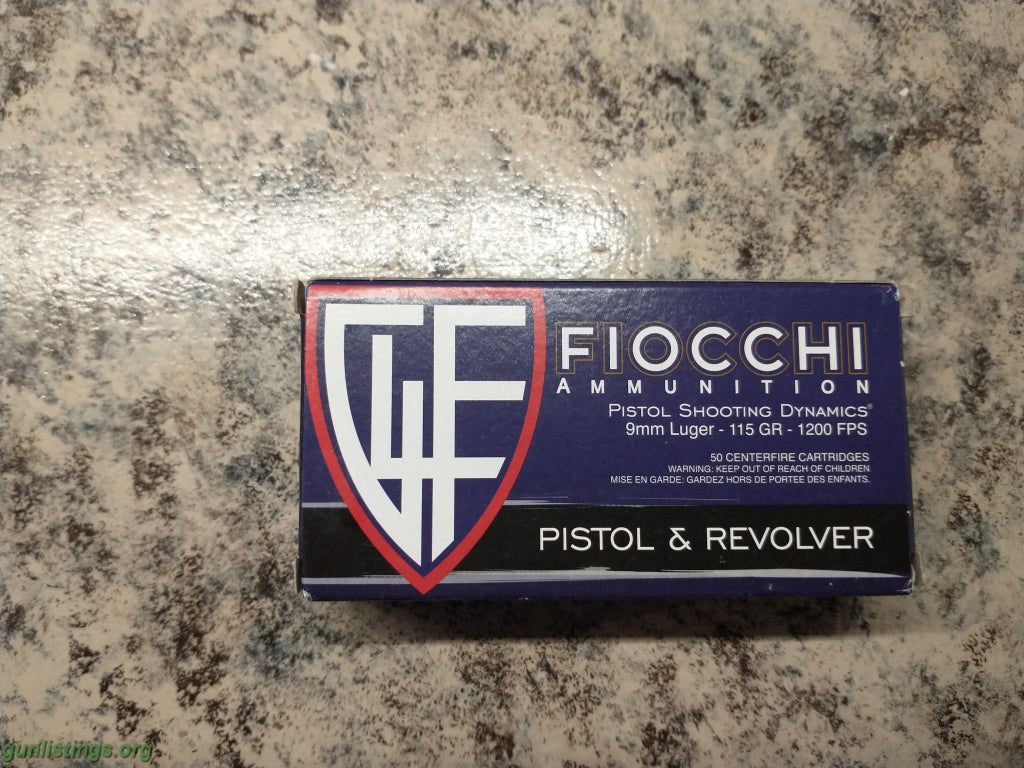 Ammo Fiochhi 9mm 500 Rounds