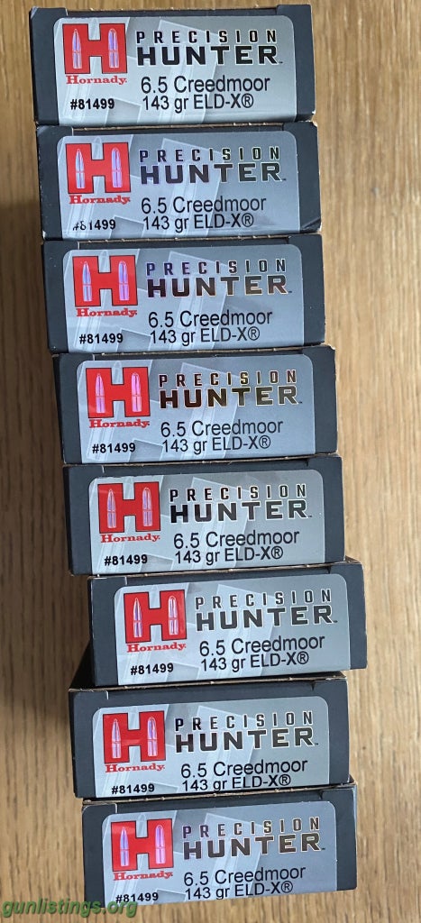 Ammo Hornaday Precision Hunter 6.5 Creedmoor
