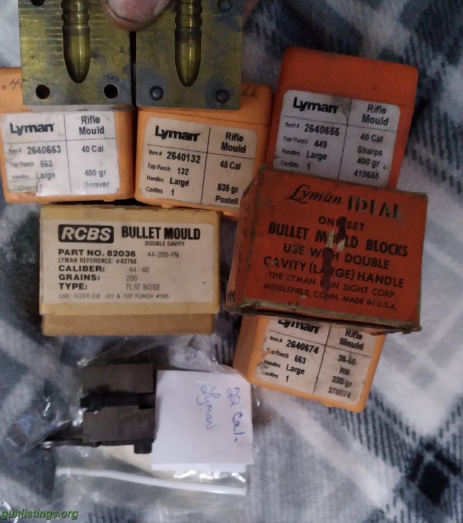 Ammo Lyman And Rcbs Bullet Molds