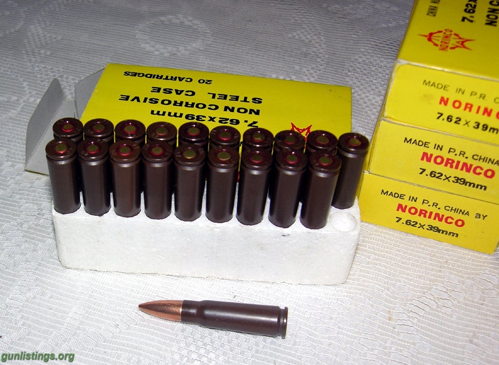 Gunlistings ammo norinco 7 62 x 39 mm ap ammo