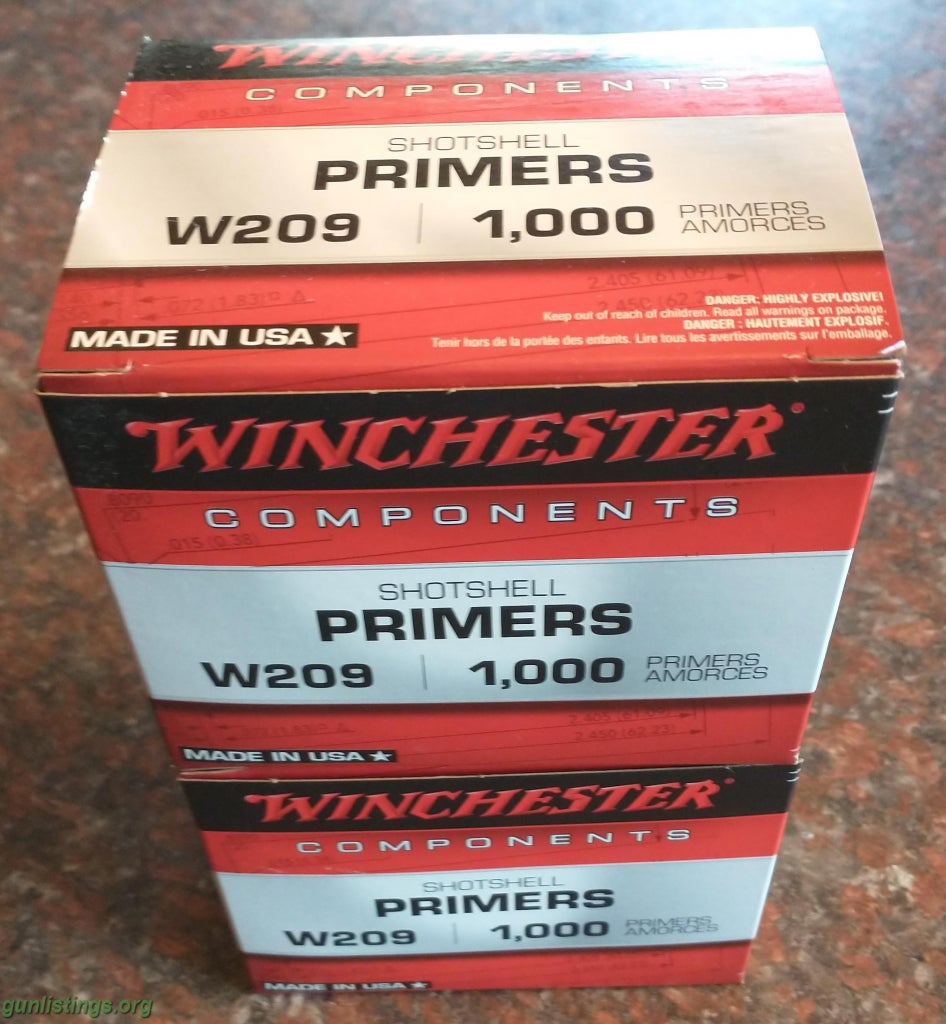 Ammo Trade 209 Primers For Pistol Or Rifle Primers