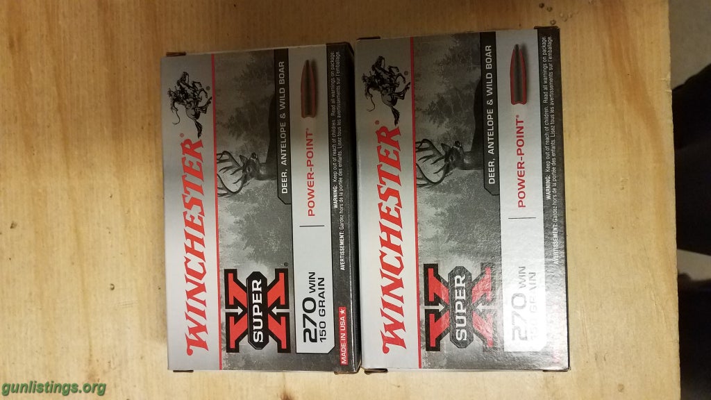 Ammo Winchester 270 WIN 150gr 40rds