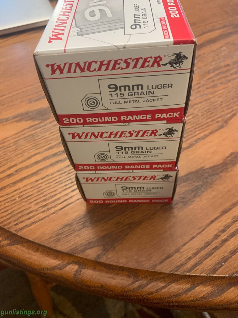 Ammo Winchester 9mm