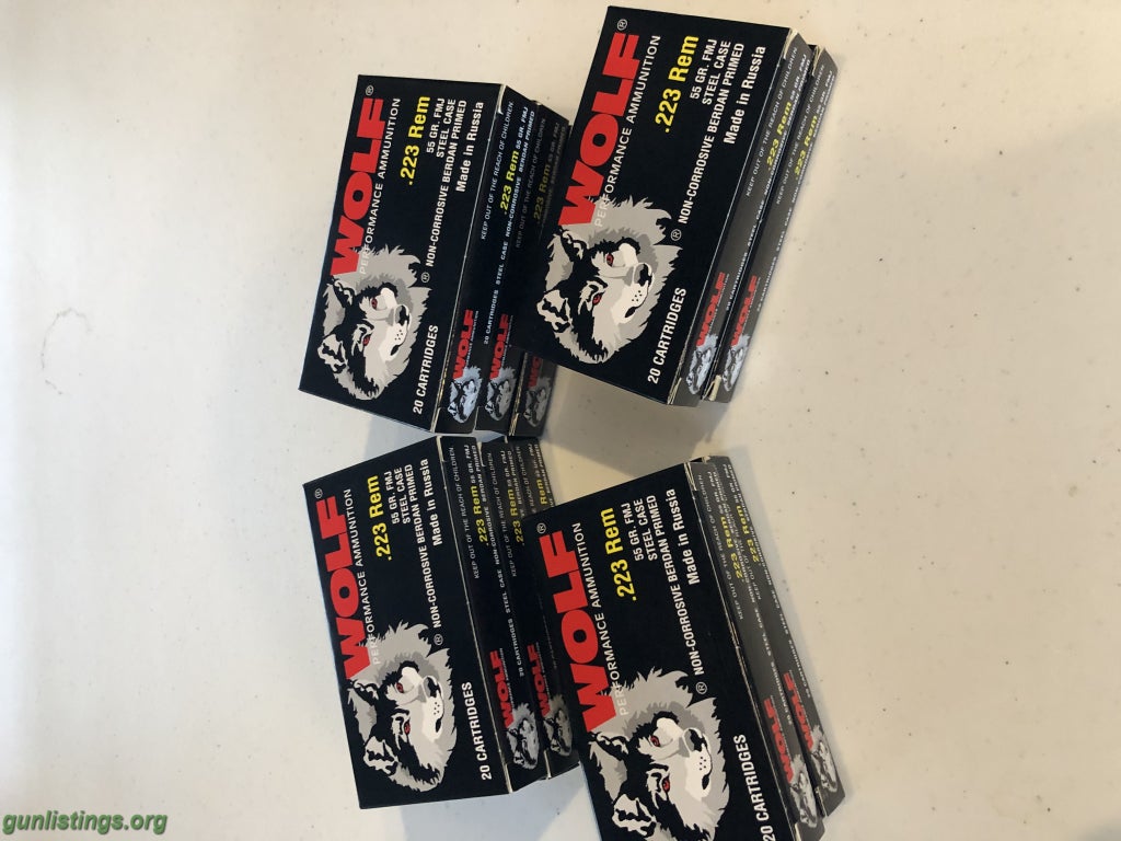 Ammo Wolf .223 10 Boxes