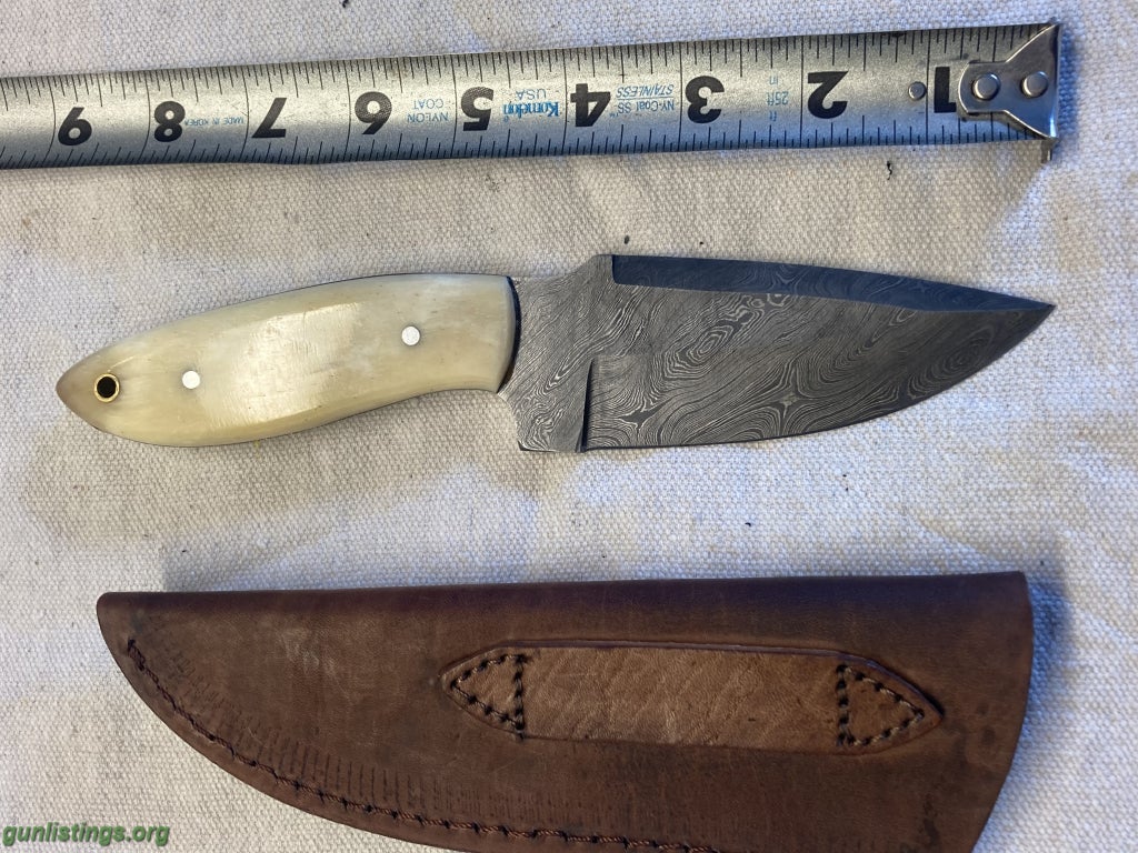 Misc Milezone Damascus Fixed Blade Knife