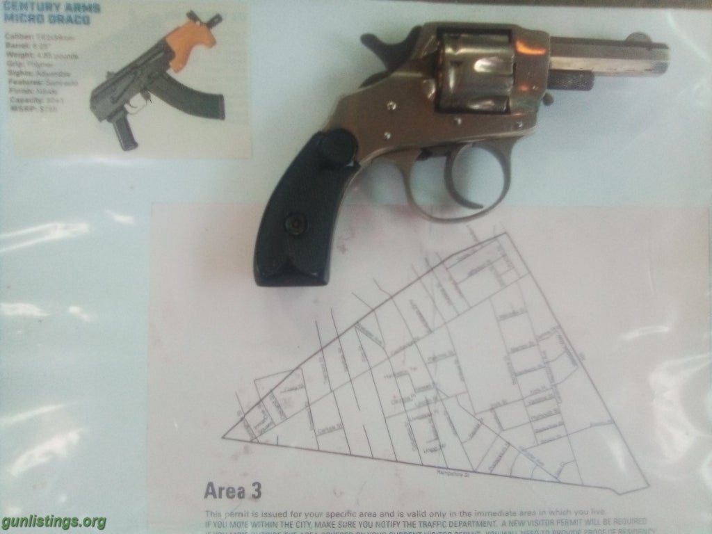 Pistols 22 Cal.Revolver, Pocket Size,includes Ammo