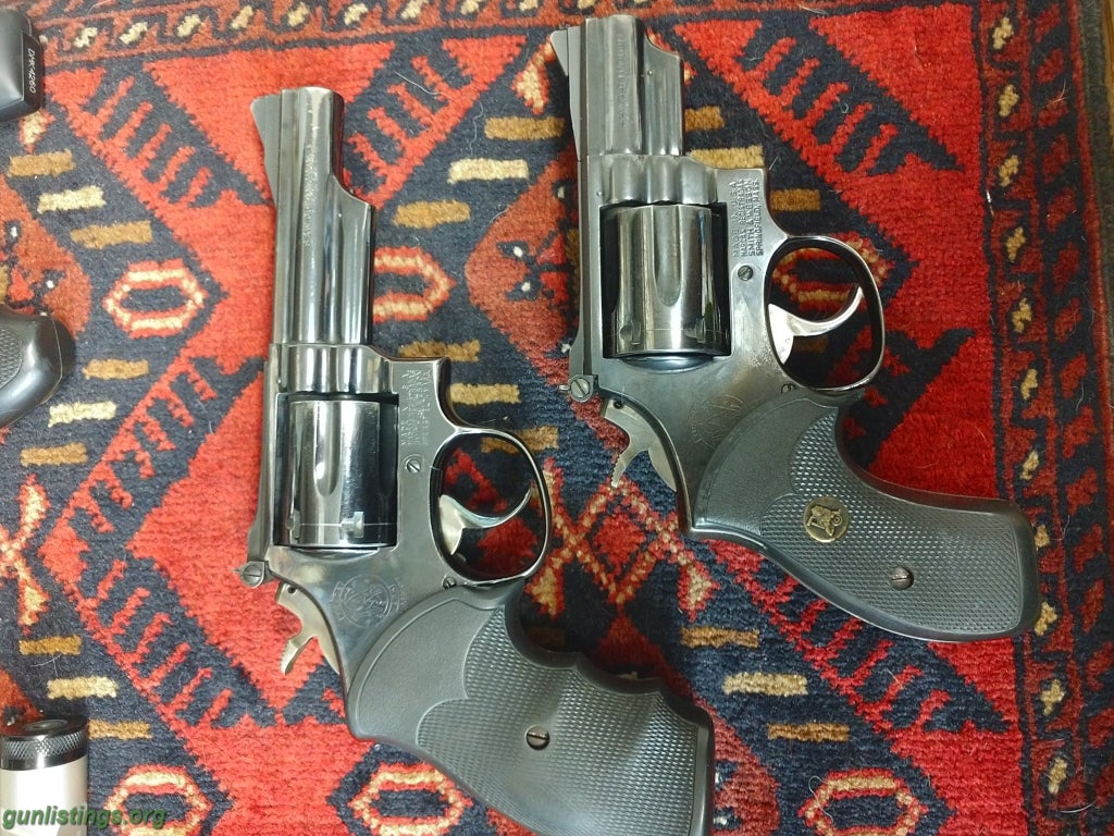 Pistols 2 S&W Model 19-3s