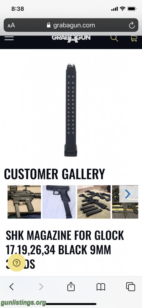Pistols 33 Round Glock Magazines