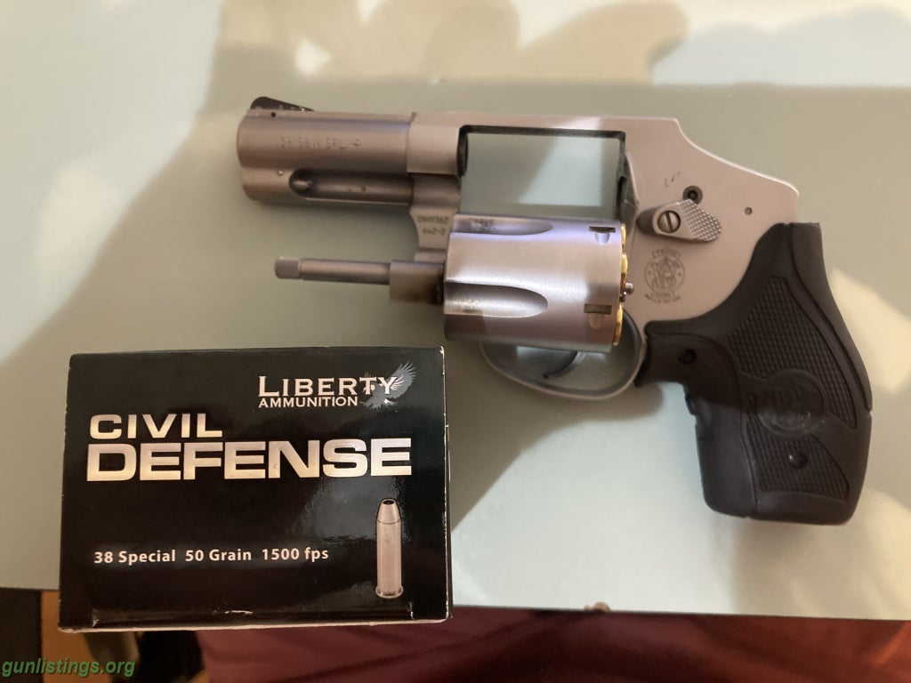 Pistols 38 Special +p Smith Wesson With Laser