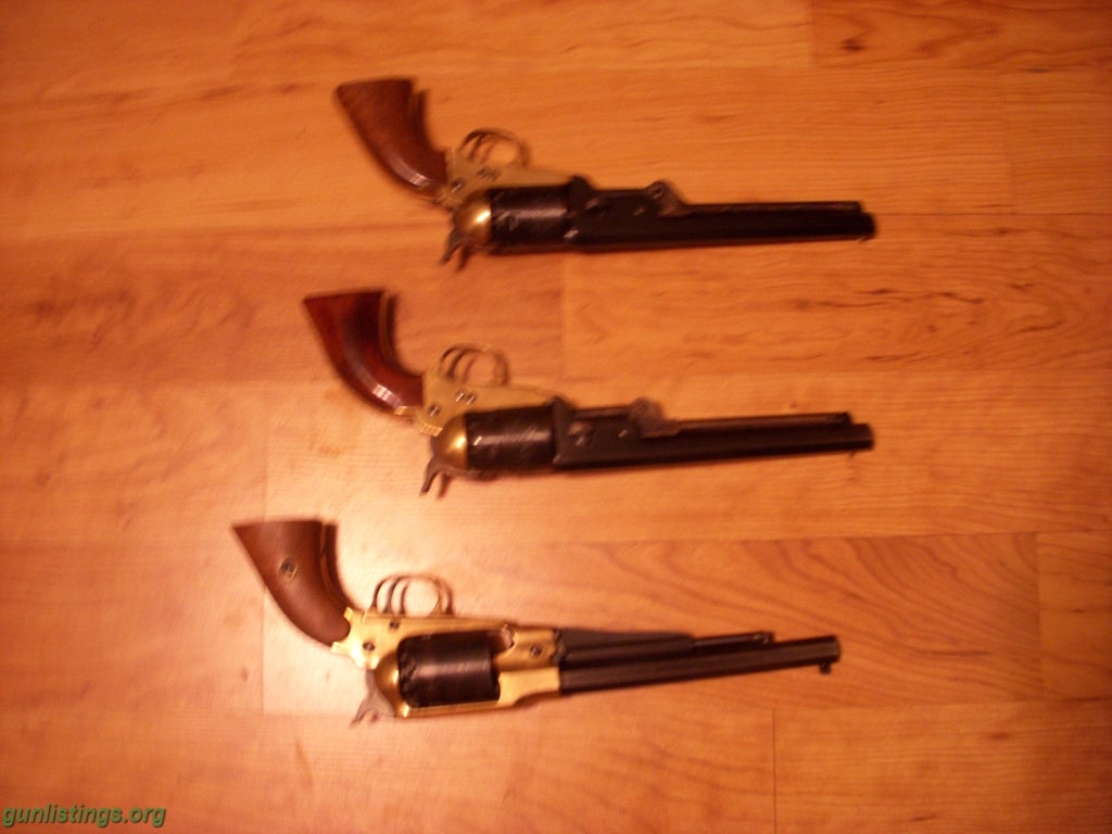 Pistols 3 Army Black Powder Pistols