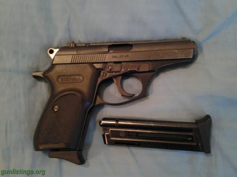 Pistols Bersa 22lr With Extra Mag And Holster