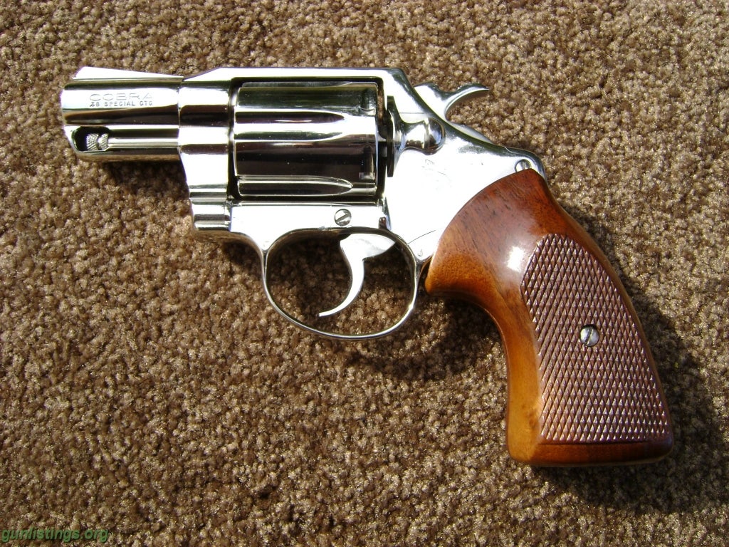 Pistols Colt Cobra Nickel