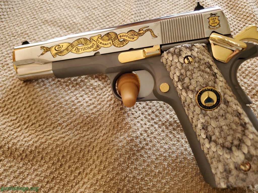 Pistols Colt Legacy Rattlesnake Edition 45