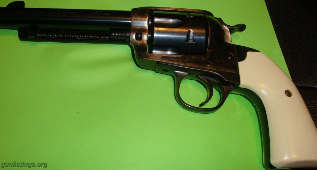 Pistols Custom Ruger Vaquero 45 Faux Ivory Grips
