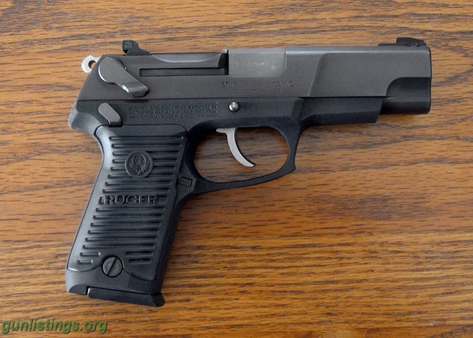 Pistols FS: RUGER P90 .45ACP PISTOL W/3 MAGS & NEW NIGHT SIGHTS.