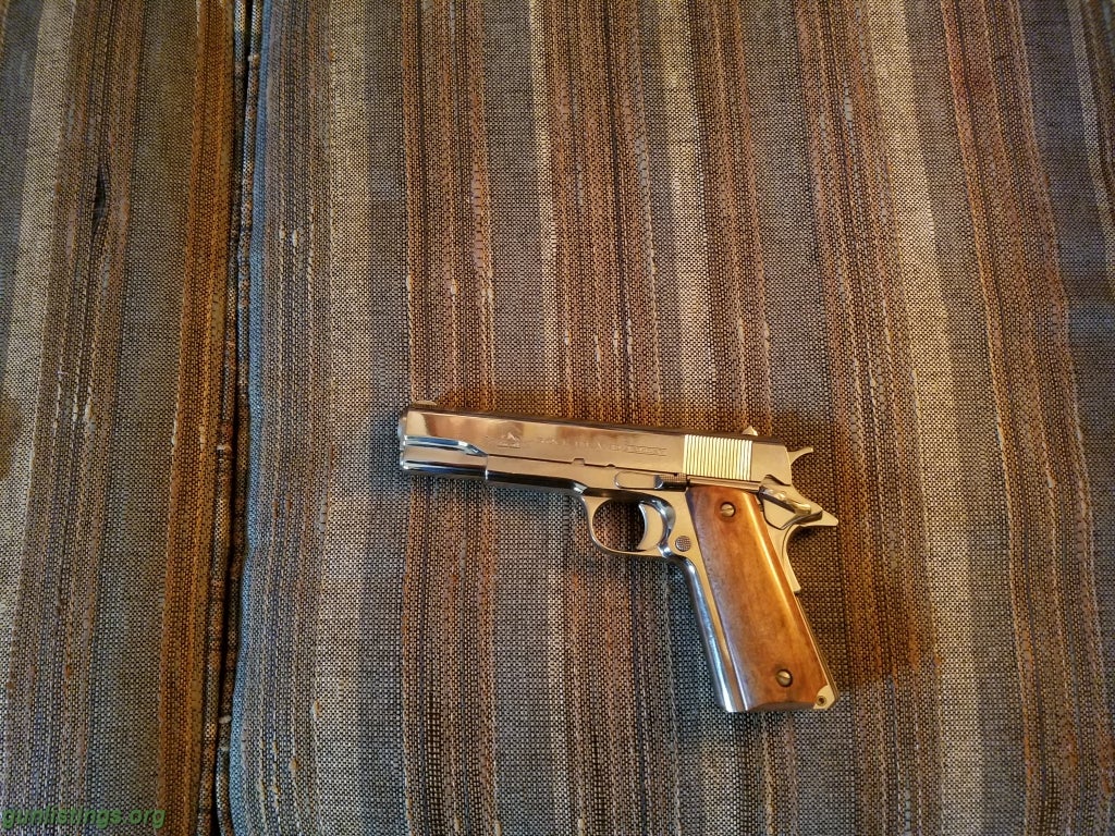 Pistols Rock Island 1911 Nickel Plated