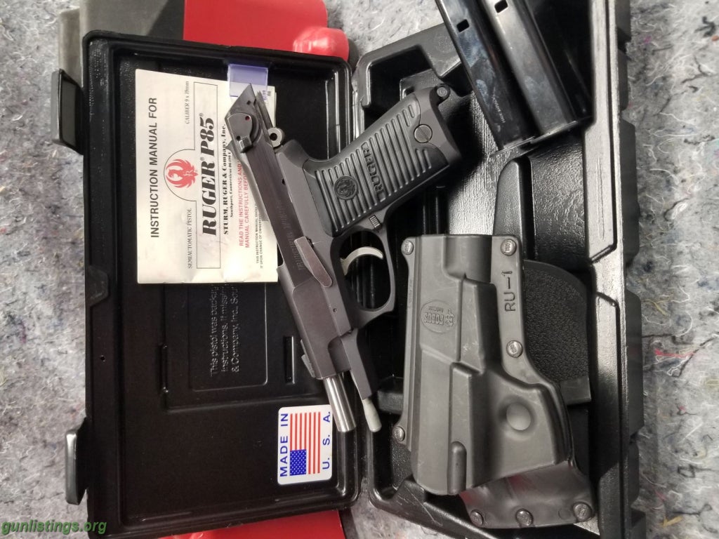 Pistols PENDING SALE Ruger 9MM P85 EDC Package