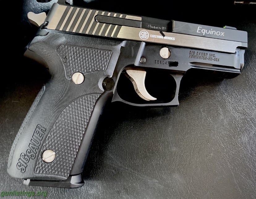 Pistols Sig Sauer P229 Equinox 9mm Custom Works (1 Of 300)