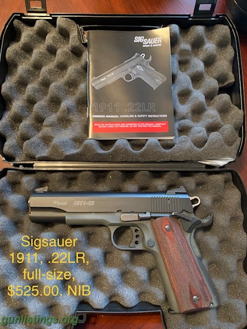 Pistols Sigsauer 1911 - 22