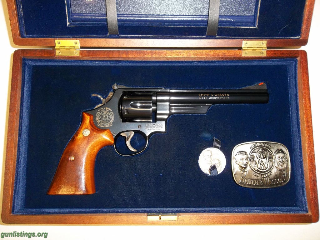 Pistols Smith & Wesson S&W Model 25-3, 45 Long Colt. 125th Anni