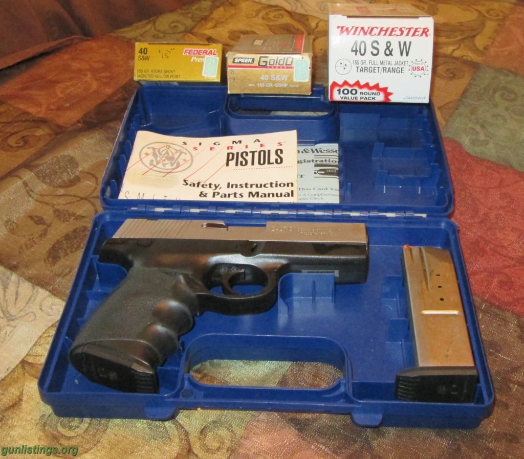 Pistols Smith And Wesson Sigma 40 Caliber