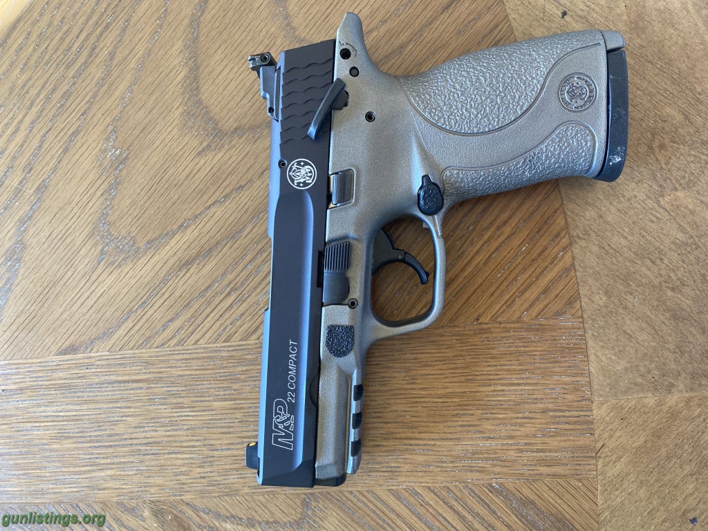 Pistols S&W .22 Compact 10+1 M&p Gray/black