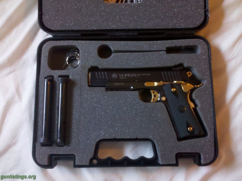 gunlistings org pistols taurus 1911 38 super black gold