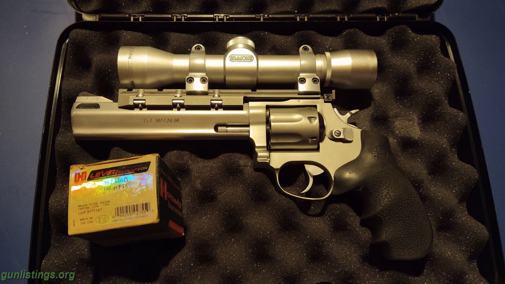 Pistols Taurus Tracker 357 With Simmons Pro Hunter Scope