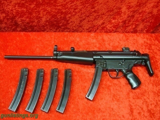 Rifles H&K 94 A3 9mm HECKLER KOCH HK 1985 PRE BAN 5 MAGS