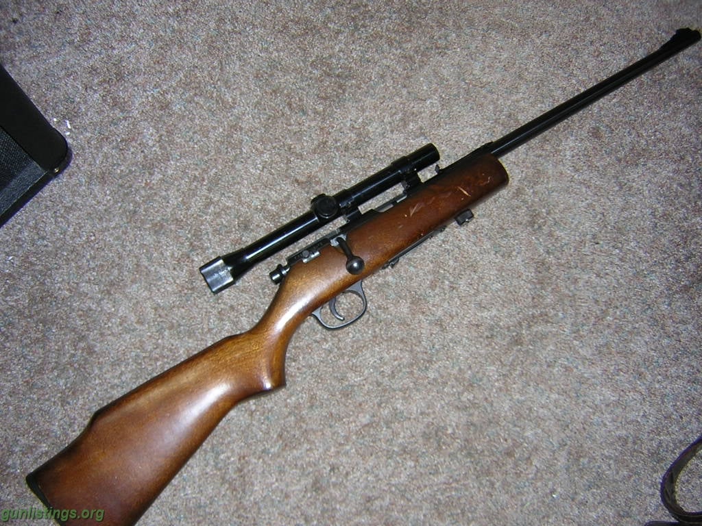 Rifles Marlin 22 Magnum Bolt Action.