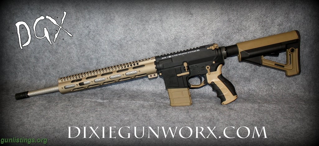Rifles New Custom AR-15 223 5.56 Rifle Upgraded Enhanced