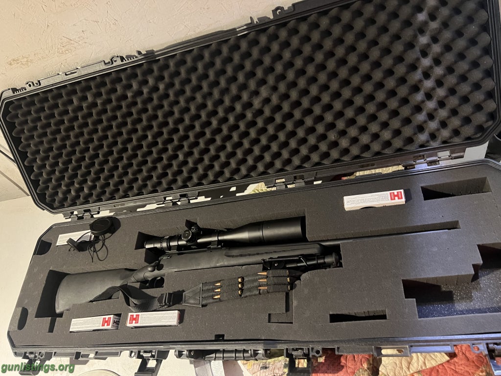 Rifles Savage 6.5  Creedmoor With A Lot Of Accessories