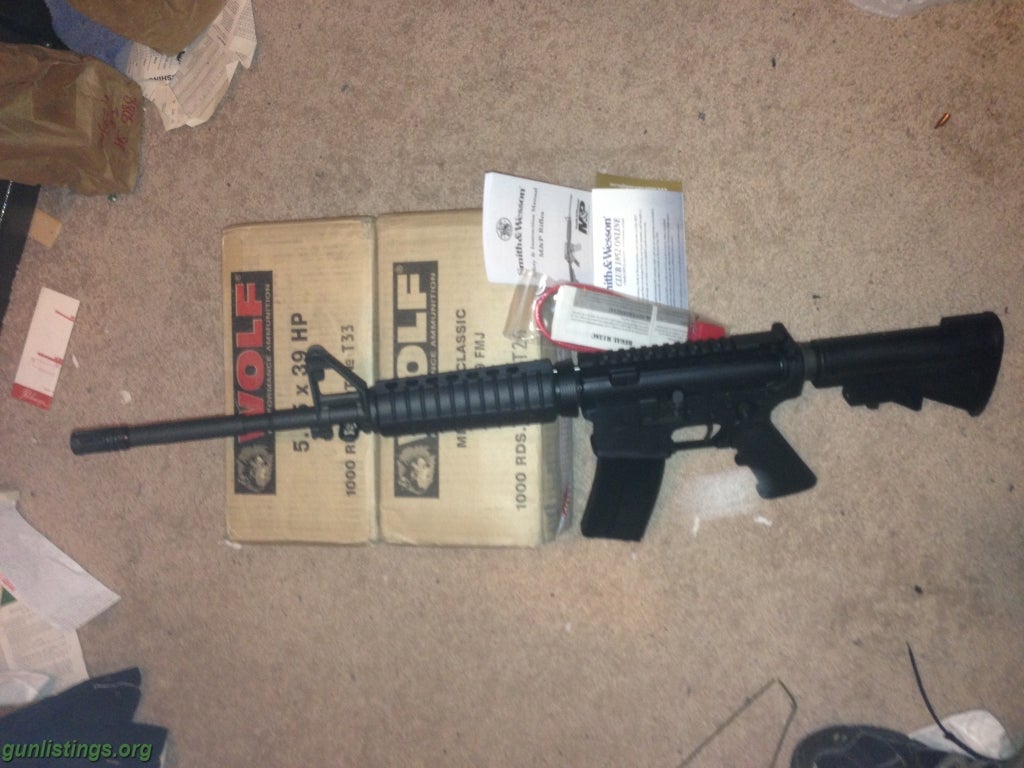 Gunlistings rifles s w m p15 5 45x39 2000 rounds of ammo