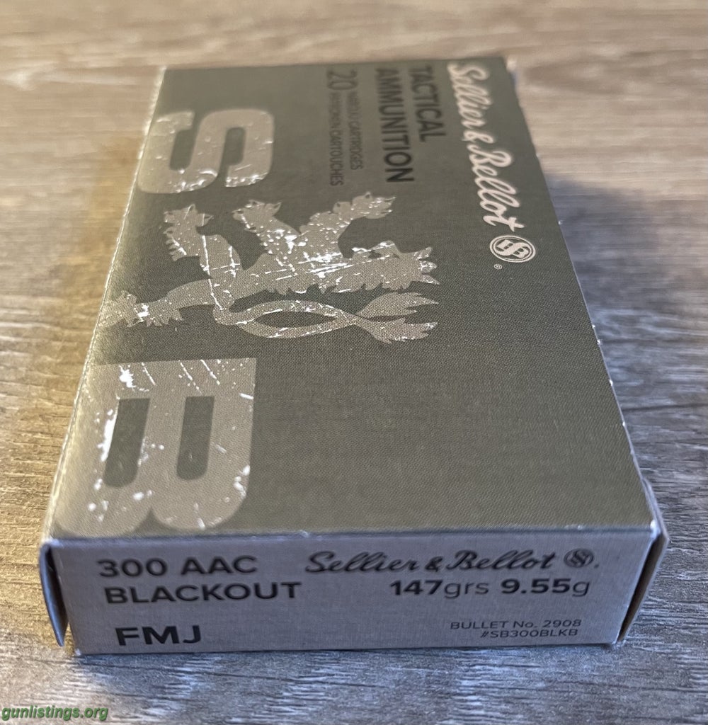 Ammo 300 Blackout 80 Rounds Sellier&bellot