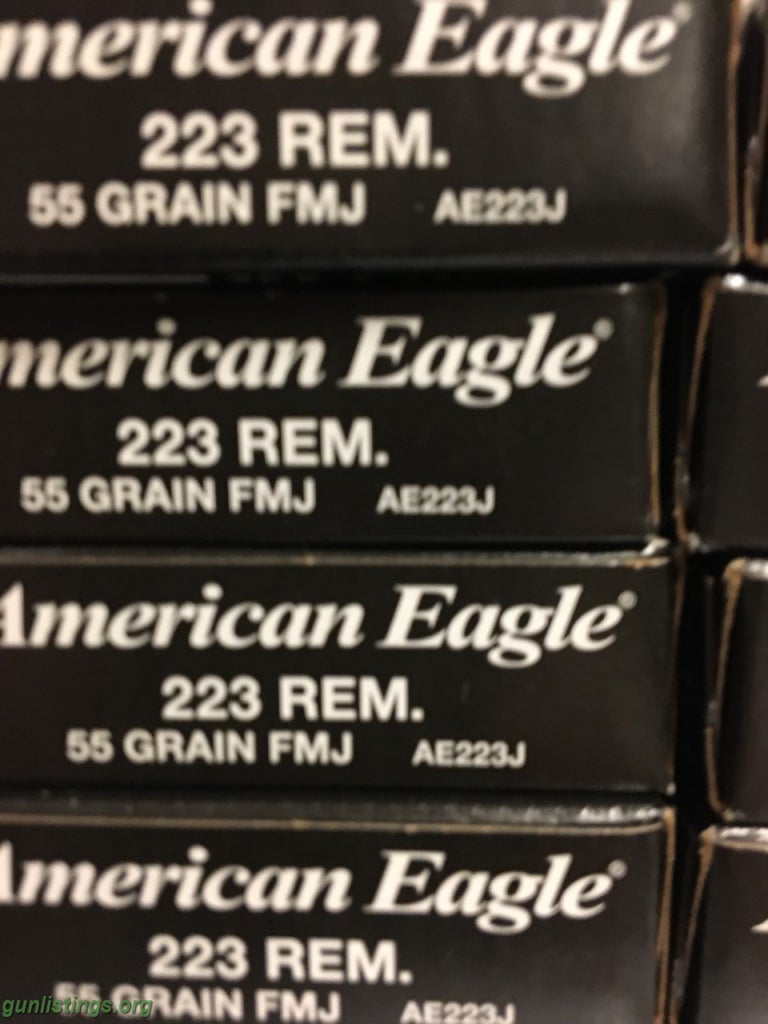 Ammo American Eagle 223 Ammunition