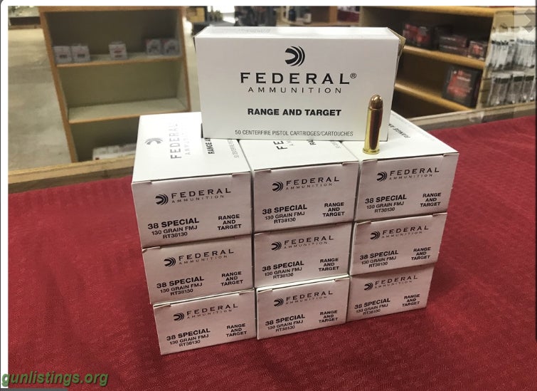 Ammo Remington & Federal 38 Special