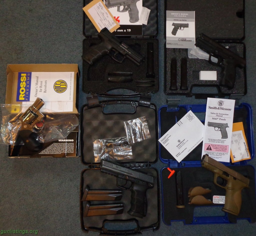 Pistols 5 Handgunswill Be In C.Bluffs/Western IA