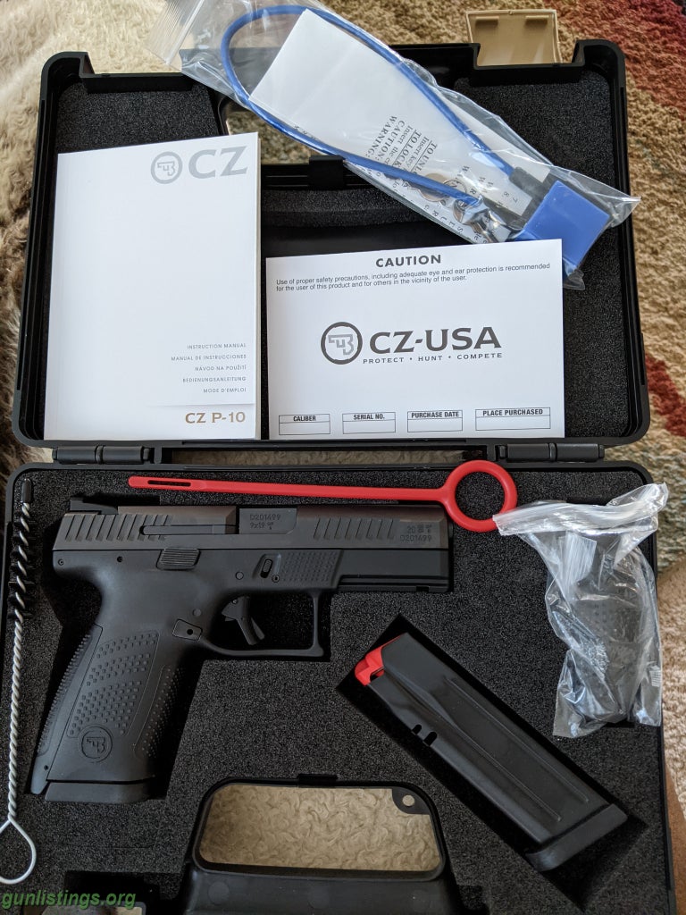Pistols Brand New CZ P10C 9mm Handgun (15 Round Capacity)