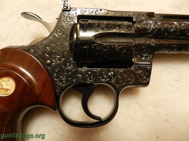 Gunlistings.org - Pistols Colt Python Factory D Engraved New-No Box