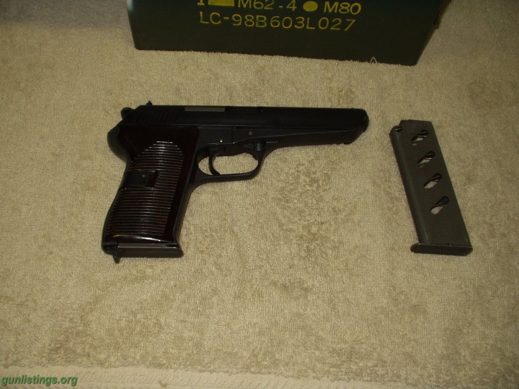 Gunlistings pistols cz 52 7 62x25 pistol and ammo