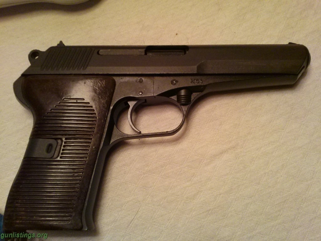 Gunlistings pistols cz vz 52 7 62x25 tokarev package