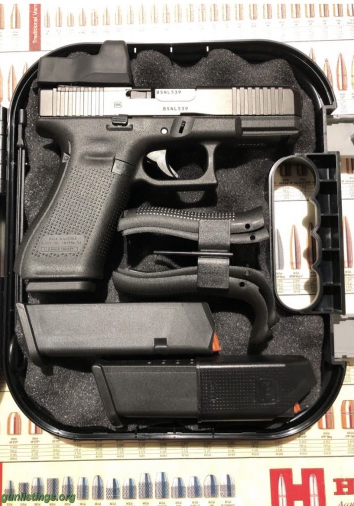 Pistols Glock 45 MOS W/ DeltaPoint Pro 2.5 MOA Red Dot