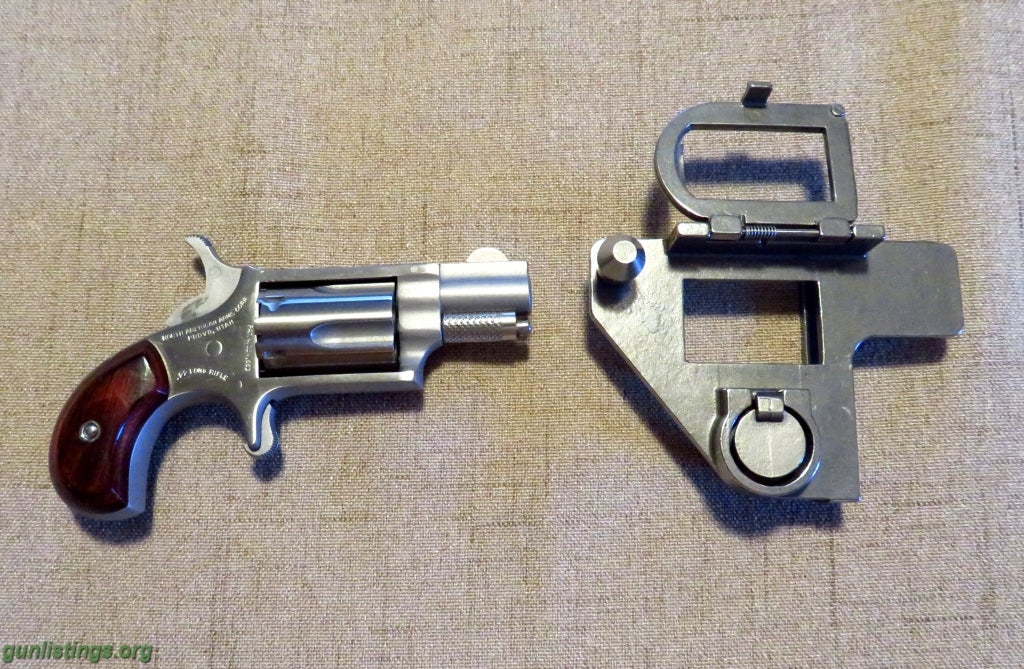 Pistols Rare NAA 22LR Mini Revolver PPC Belt Buckle