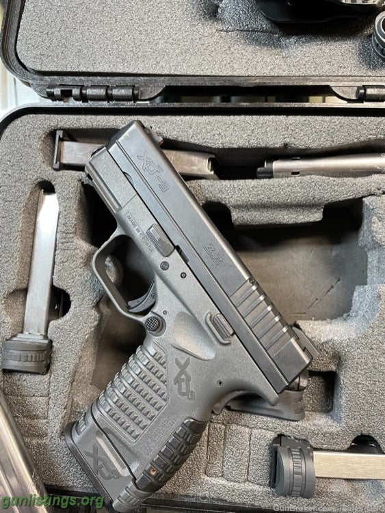 Pistols Springfield XDS 9mm With 7 Mags & Holster
