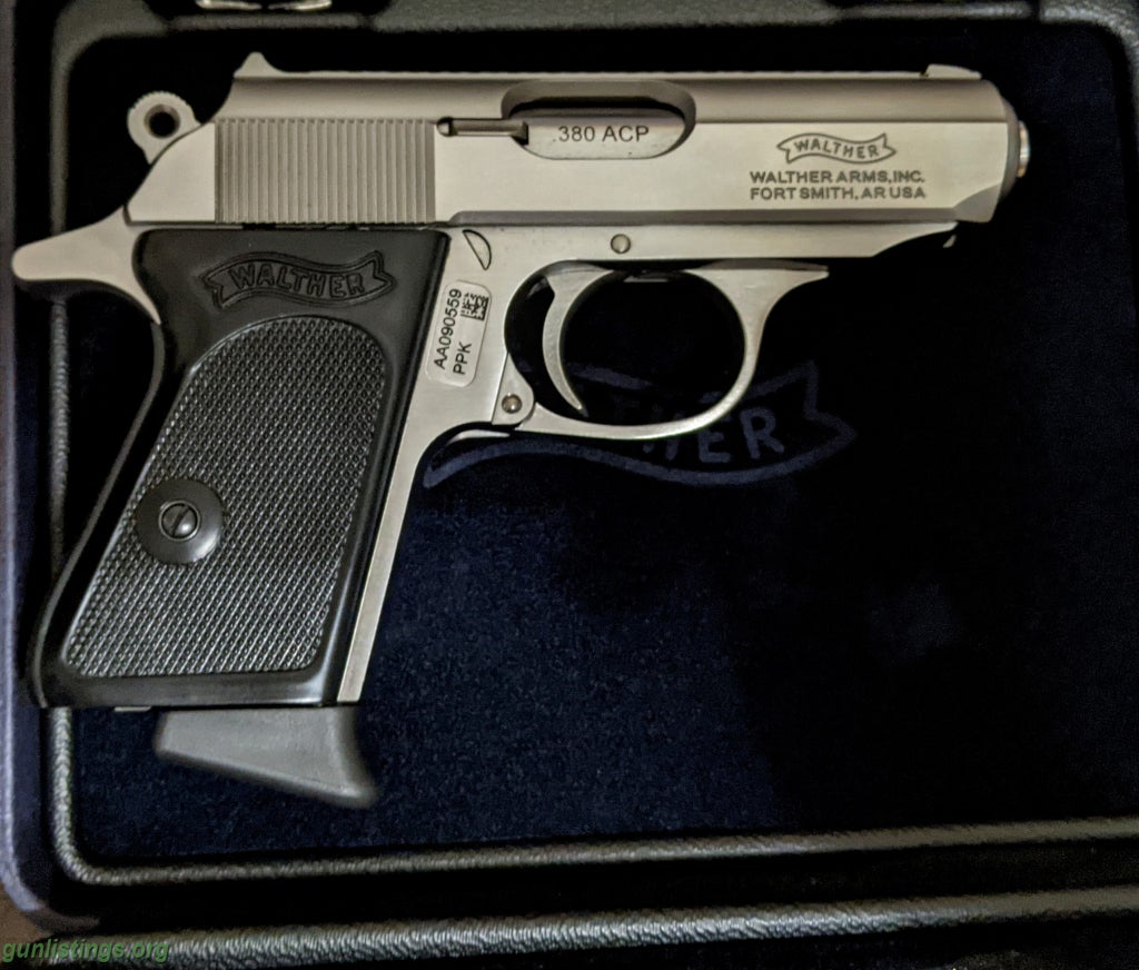Pistols Walther PPK .380 ACP Stainless