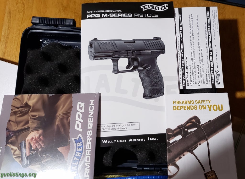 Pistols Walther PPQ M2 9mm NIB W/Contact Info